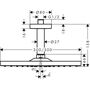 Верхний душ Hansgrohe Raindance Е 300, 1 jet, 26250670