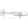 Верхний душ Hansgrohe Raindance Е 300, 1 jet, держатель, 26239000