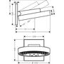 Верхний душ Hansgrohe Rainfinity 250, 3je, 26232700