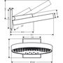 Верхний душ Hansgrohe Rainfinity 360, 3je, золото, 26234990