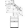 Верхний ливневый душ Hansgrohe Raindance, длина 15 см, 26442000
