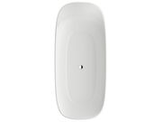 Каменная ванна Laufen Ino 230302 180x80 с ножками и подголовником, встроенный перелив