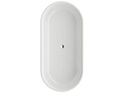 Каменная ванна Laufen Val 230282 160x75 с ножками, встроенный перелив