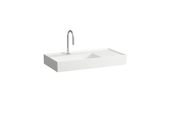 Раковина-чаша Kartell by Laufen 90x46, полка справа, скрытый слив, 8103380001111