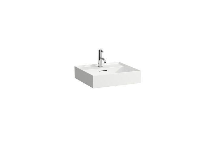 Раковина Kartell by Laufen 60x46, отв. для смесителя, отв. для перелива, белый, 8103330001041