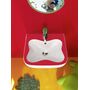Умывальник детский Laufen Flora Kids 815031 45x41, красный/белый
