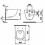 Унитаз подвесной Laufen Pro 820966 36x53, безободковый, покрытие LCC