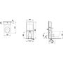 Напольный унитаз Laufen The New Classic 56, rimless, 8238510000001