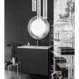 Раковина со шкафчиком KARTELL BY LAUFEN, 80x50x72,6, push-pull, грифельный серый, 8603356421041