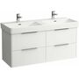 Двойная раковина-столешница Laufen Pro S 120х46, отв для смесителя, 8149660001041