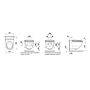 Унитаз с функцией биде Laufen Cleanet Riva Shower WC, матовый