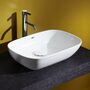 Раковина-чаша Laufen Ino 50х36, SaphirKeramik, без отв. смесителя, отв. перелива, 8123020001091