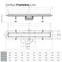 Душевой лоток Pestan Confluo Frameless Line 450
