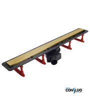 Душевой лоток Pestan Confluo Frameless Line 450 Gold, 13701220