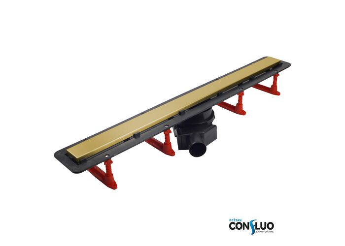 Душевой лоток Pestan Confluo Frameless Line 850 Gold, 13701224