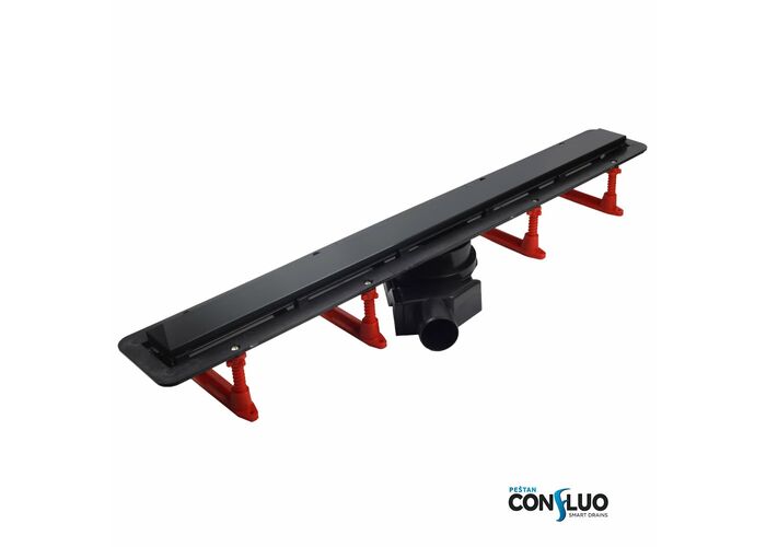 Душевой лоток Pestan Confluo Frameless Line 950 Black Glass, 13701207