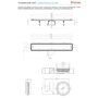 Душевой лоток Pestan Confluo Premium Black Glass Line 300, 13000290