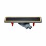 Душевой лоток Pestan Confluo Premium Black Glass Line 850 Gold, 13100099