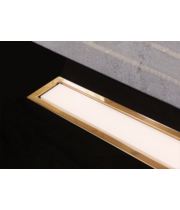 Душевой лоток Pestan Confluo Premium White Glass Line 450 Gold, 13100089