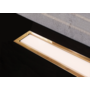 Душевой лоток Pestan Confluo Premium White Glass Line 450 Gold, 13100089