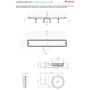 Душевой лоток Pestan Confluo Premium White Glass Line 650 Gold, 13100091