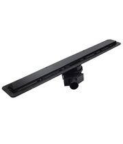 Душевой лоток линейный 2в1 Pestan Confluo Frameless Line 450 Matte Black, 13701318