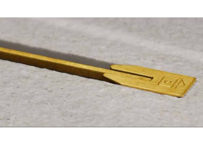 Душевой лоток щелевой Pestan Confluo Slim Line 650 Gold, 13101010