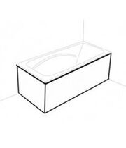 Цельная панель дял ванны Poolspa Klio, Linea, Muza 150x70 R