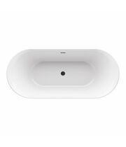 Акриловая отдельностоящая ванна Ravak Ypsilon 180x80, черный слив, XC00100034