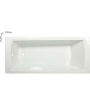 Акриловая ванна Ravak Domino Plus 180х80, C651R00000