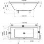 Акриловая ванна Ravak Formy 01 Slim 170x75, C691300000