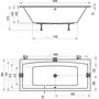Акриловая ванна Ravak Formy 02 Slim 180x80, C891300000