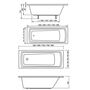 Ванна акриловая Ravak DOMINO PLUS 160х70, C621R00000