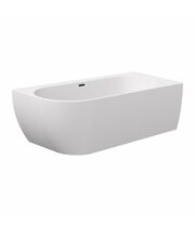 Ванна акриловая пристенная Ravak FREEDOM Corner P 170x80, слив-перелив черный, XC00100042