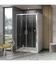 Душевая дверь Ravak 10DP4-130 белый + транспарент
