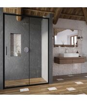 Душевая дверь Ravak Blix Slim BLSRV2-90 черный + транспарент, X1LM70300Z1