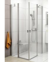 Душевая дверь Ravak Chrome CRV2-100 x2 сатин+транспарент