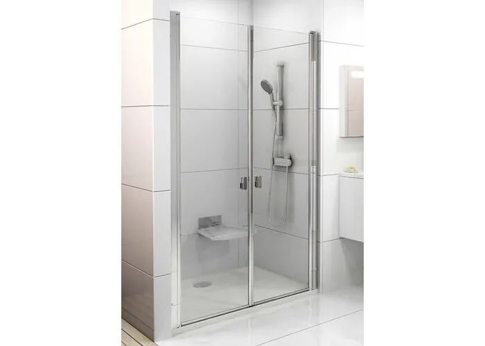 Душевая дверь Ravak Chrome CSDL2-110 белый+транспарент