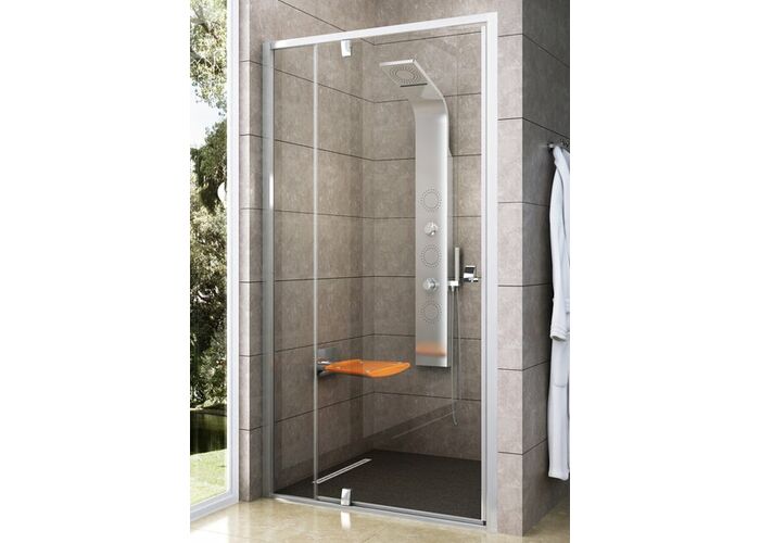 Душевая дверь Ravak Pivot PDOP2-120 белый+транспарент