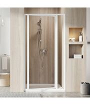 Душевая дверь Ravak Supernova SDOP-90 белый+перл, 03V701O211