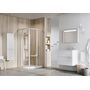 Душевая дверь Ravak Supernova SKCP4-80, 195 см, белый+грейп, 3114O102ZG
