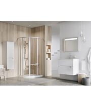 Душевая дверь Ravak Supernova SKCP4-90, 195 см, сатин+грейп, 3117OU02ZG