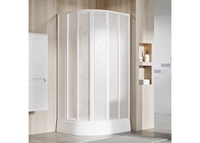 Душевая дверь Ravak Supernova SKKP6-90, 195 см, белый+перл, 3207O10211