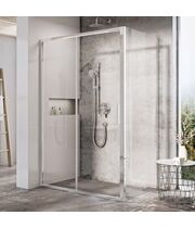 Стенка душевая Ravak BLSPS-90 блестящий + транспарент, X9BM70C00Z1