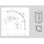 SET Ravak: душевой уголок Ravak X-Point XP2CP4-90, поддон Ronda-90PU, сифон 90 Basic