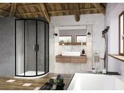 Душевая дверь Ravak Blix Slim BLSCP4-90 черны..