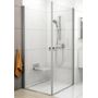 Душевая дверь Ravak Chrome CRV1+CRV1-80 белый+транспарент