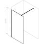 Душевой угол Ravak Walk-In Air Wall 1000, черный + транспарент