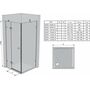 Душевой уголок Ravak Brilliant BSDPS-90/90 R хром+транспарент