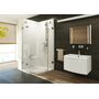 Душевой уголок Ravak Brilliant BSKK3-80 L хром+транспарент